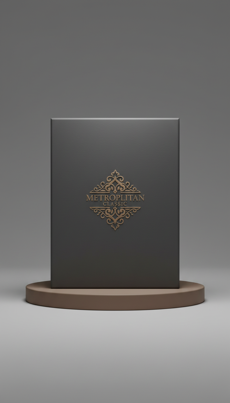 Rigid Gift Box with Embossed Logo